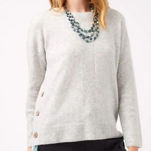 Marled Reunited cable knit side buttons Sweater